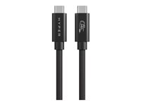 Hyper HyperDrive Next - USB typ C-kabel - 24 pin USB-C till 24 pin USB-C - 1.2 m HD6500BKGL