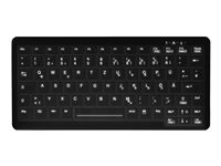 Active Key MedicalKey AK-C4110 - tangentbord - desinficeras med servett - QWERTY - amerikansk - svart Inmatningsenhet AK-C4110F-U1-B/US