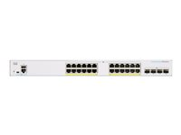 Cisco Business 250 Series CBS250-24P-4X - switch - 24 portar - smart - rackmonterbar CBS250-24P-4X-UK