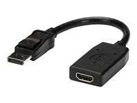 StarTech.com DisplayPort till HDMI-videoadapter - videokort - DisplayPort / HDMI - 24 cm DP2HDMI