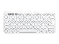 Logitech K380 Multi-Device Bluetooth Keyboard - tangentbord - QWERTZ - tysk - offwhite Inmatningsenhet 920-010393