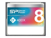 SILICON POWER - flash-minneskort - 8 GB - CompactFlash SP008GBCFC400V10