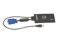 Black Box USB Laptop Console Crash Cart Adapter - omkopplare för tangentbord/video/mus - 1 portar KVT100A