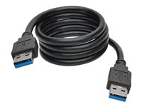 Eaton Tripp Lite Series USB 3.0 SuperSpeed A/A Cable (M/M), Black, 3 ft. (0.91 m) - USB-kabel - USB typ A till USB typ A - 91 cm U320-003-BK