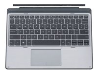 Dell Travel Keyboard - tangentbord - med ClickPad - QWERTY - hela norden - aluminium Inmatningsenhet 580-AHZH