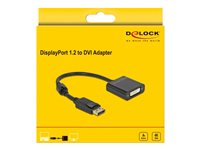 Delock - videokort - DisplayPort till DVI-I - 20 cm 63482