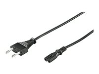 MicroConnect - strömkabel - Eurokontakt till power IEC 60320 C7 - 50 cm PE030705