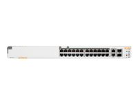 HPE Aruba Instant On 1960 24G 20p Class4 4p Class6 PoE 2XGT 2SFP+ 370W Switch - switch - 24 portar - Administrerad - rackmonterbar JL807A#ABB