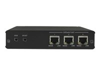 StarTech.com 3 Way HDMI Splitter - HDBaseT Extender Kit w/ 3 Receivers - 1x3 HDMI over CAT5e / CAT6 Splitter - 3 Port HDBaseT HDMI Extender - Up to 4K (ST124HDBT) - förlängd räckvidd för audio/video ST124HDBT