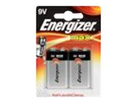 Energizer Max batteri - 2 x 6LR61 - alkaliskt E300115800