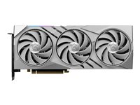 MSI GeForce RTX 4070 Ti GAMING X SLIM WHITE 12G - grafikkort - GeForce RTX 4070 Ti - 12 GB - vit V513-288R