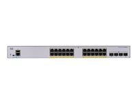 Cisco Business 350 Series 350-24FP-4G - switch - 24 portar - Administrerad - rackmonterbar CBS350-24FP-4G-EU