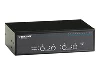 Black Box KVM Switch Dual-Head DVI 4-Port USB - omkopplare för tangentbord/video/mus - 4 portar KV9624A