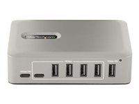 StarTech.com 10-Port USB-C Hub, 8x USB-A + 2x USB-C, Self-Powered w/ 65W Power Supply, USB 3.1 10Gbps Hub w/ BC1.2 Charging, Desktop/Laptop USB Hub with 3ft Locking USB-IF Certified Cable - USB Expansion Hub (10G8A2CS-USB-C-HUB) - hubb - 10 portar 10G8A2CS-USB-C-HUB