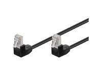 MicroConnect nätverkskabel - 50 cm - svart UTP5005BAA