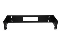 StarTech.com 2U Hinged Wall Mount Patch Panel Bracket - 6 inch Deep - 19" Patch Panel Swing Rack for Shallow Network Equipment- 22lbs (WALLMOUNTH2) - fäste för väggmontering - 2U - 19" WALLMOUNTH2