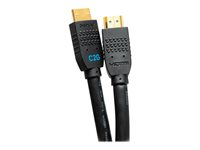 C2G 15ft Ultra Flexible 4K Active HDMI Cable Gripping 4K 60Hz - In-Wall M/M - HDMI-kabel med Ethernet - 4.5 m C2G10380