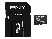 PNY Performance Plus - flash-minneskort - 128 GB - microSDXC P-SDU12810PPL-GE