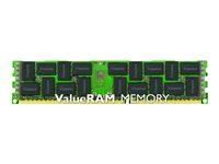 Kingston ValueRAM - DDR3 - modul - 4 GB - DIMM 240-pin - 1333 MHz / PC3-10600 - registrerad KVR1333D3D4R9S/4G