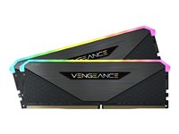 CORSAIR Vengeance RGB RT - DDR4 - sats - 32 GB: 2 x 16 GB - DIMM 288-pin - 3600 MHz / PC4-28800 - ej buffrad CMN32GX4M2Z3600C18