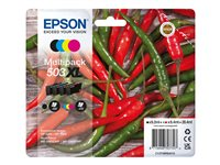 Epson 503XL Multipack - 4-pack - XL - svart, gul, cyan, magenta - original - bläckpatron C13T09R64020