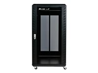 StarTech.com 22U 36" nedmonterbart serverskåp med hjul - rack - 22U RK2236BKF