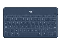 Logitech Keys-To-Go - tangentbord - QWERTY - italiensk - klassisk blå Inmatningsenhet 920-010042