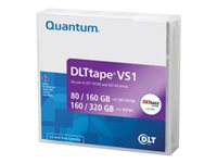 Quantum DLTtape VS1 - DLT VS160 x 1 - 160 GB - lagringsmedier MR-V1MQN-01