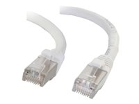 C2G Cat6a Booted Shielded (STP) Network Patch Cable - patch-kabel - 1 m - vit 89935