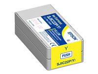 Epson SJIC22P(Y) - gul - original - bläckpatron C33S020604