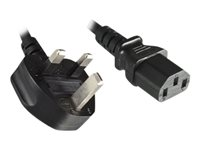 MicroConnect - strömkabel - Typ G till power IEC 60320 C13 - 1.8 m PE090420LSZH