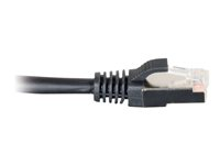 C2G Cat5e Booted Shielded (STP) Network Patch Cable - patch-kabel - 4 m - svart 83853