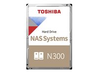 Toshiba N300 NAS - hårddisk - 8 TB - SATA 6Gb/s HDWG180EZSTA