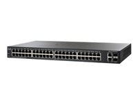 Cisco Small Business Smart SF200-48 - switch - 48 portar - Administrerad - rackmonterbar SLM248GT-EU