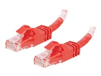 C2G Cat6 Booted Unshielded (UTP) Crossover Patch Cable - övergångskabel - 7 m - röd 83562