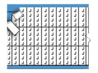 Brady Solid Letters Upper Case Miniature Wire Marker Legend J - lednings/kabelmärkare (förtryckt) TMM-J-PK