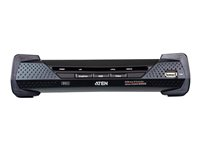 ATEN KE6900AR DVI-I Single Display KVM over IP Receiver - förlängare för tangentbord/video/mus/seriell/USB - 1GbE KE6900AR-AX-G