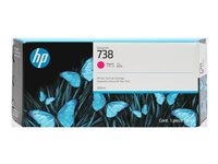 HP 738 - magenta - original - DesignJet - bläckpatron 676M7A