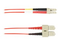 Black Box patch-kabel - 15 m - röd FOLZH62-015M-SCLC-RD