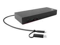 Lenovo ThinkPad Hybrid USB-C with USB-A Dock - dockningsstation - USB-C - 2 x HDMI, 2 x DP - 1GbE 40AF0135EU