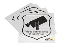 AXIS Surveillance Sticker - självhäftande etiketter 5502-811