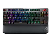 ASUS ROG Strix Scope RX TKL Deluxe - tangentbord - tysk - svart Inmatningsenhet 90MP02J0-BKDA00