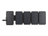 Sandberg Solar PowerBank trådlös laddningsplatta/soldriven powerbank - 5-panel - USB, 24 pin USB-C - 22.5 Watt 421-05