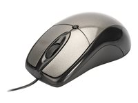 Ednet Office Mouse - mus - USB - svart, antracit 81046