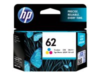 HP 62 - färg (cyan, magenta, gul) - original - bläckpatron C2P06AE#ABE