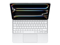 Apple Magic Keyboard - tangentbord och foliefodral - med pekdyna - QWERTY - internationell engelska - vit Inmatningsenhet MWR43Z/A