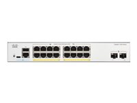 Cisco Catalyst 1300-16FP-2G - switch - 16 portar - Administrerad - rackmonterbar C1300-16FP-2G