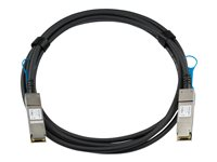 StarTech.com Juniper QFX-QSFP-DAC-3M Compatible 3m 40G QSFP+ to QSFP+ Direct Attach Cable Twinax, 40GbE QSFP+ Copper DAC, 40 Gbps Low Power Passive Transceiver Module DAC, 40GE QSFP+ Cable - Lifetime Warranty (QFXQSFPDAC3M) - 40GBase direktkopplingskabel - 3 m - svart QFXQSFPDAC3M