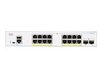 Cisco Business 350 Series CBS350-16P-2G - switch - 16 portar - Administrerad - rackmonterbar CBS350-16P-2G-EU