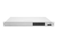 Cisco Meraki Cloud Managed Ethernet Aggregation Switch MS425-16 - switch - 16 portar - Administrerad - rackmonterbar MS425-16-HW